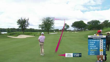 Brian Campbell | Round 4 | 2nd hole | Shot 2 | 2025 John Deere