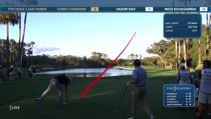 Corey Conners | Round 1 | 7th hole | Shot 1 | 2026 THE PLAYERS