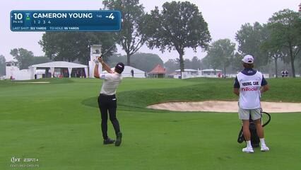 Cameron Young | Round 2 | 10th hole | Shot 2 | 2025 Rocket Classic