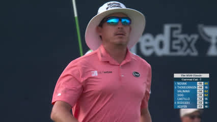 Joel Dahmen | Round 2 | 18th hole | Shot 4 | 2025 The RSM Classic