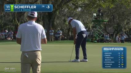 Scottie Scheffler | Round 2 | 11th hole | Shot 4 | 2026 Arnold Palmer