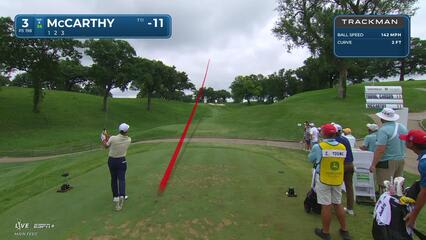 Denny McCarthy | Round 4 | 3rd hole | Shot 1 | 2025 John Deere