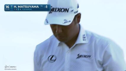 Hideki Matsuyama | Round 1 | 16th hole | Shot 3 | 2025 Sony Open