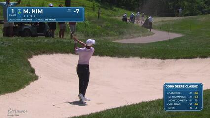 Michael Kim | Round 2 | 1st hole | Shot 2 | 2025 John Deere