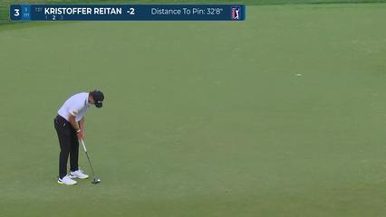 Kristoffer Reitan | Round 1 | 3rd hole | Shot 3 | 2026 Valero
