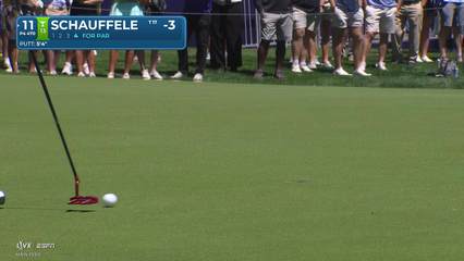 Xander Schauffele | Round 2 | 11th hole | Shot 4 | 2026 Truist Championship