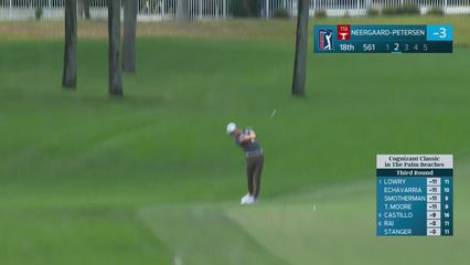 Rasmus Neergaard-Petersen | Round 3 | 18th hole | Shot 2 | 2026 Cognizant Classic
