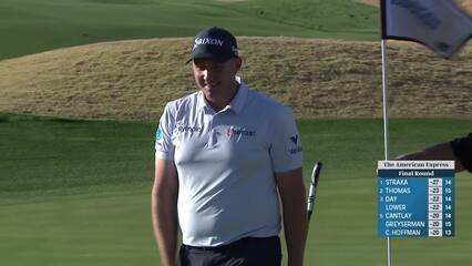 Sepp Straka | Round 4 | 14th hole | Shot 4 | 2025 The American Express