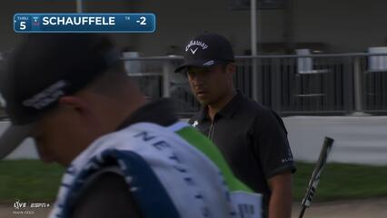 Xander Schauffele | Round 1 | 14th hole | Shot 4 | 2025 Valspar
