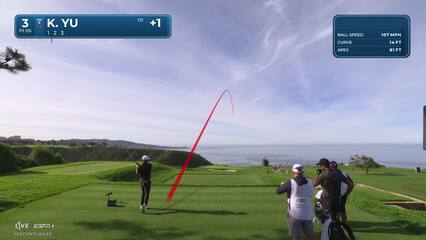 Kevin Yu | Round 4 | 3rd hole | Shot 3 | 2025 Genesis
