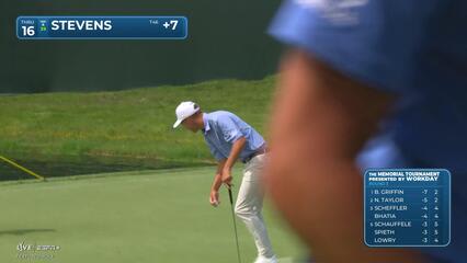 Sam Stevens | Round 3 | 16th hole | Shot 2 | 2025 the Memorial