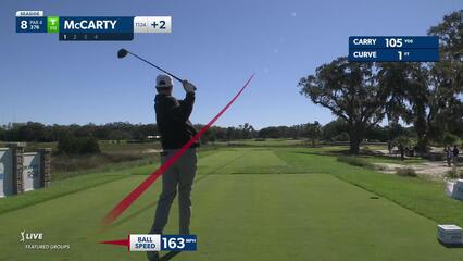 Matt McCarty | Round 1 | 8th hole | Shot 1 | 2024 The RSM Classic