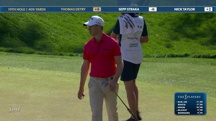 Thomas Detry | Round 2 | 10th hole | Shot 3 | 2025 THE PLAYERS
