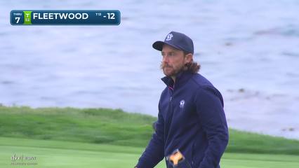 Tommy Fleetwood | Round 3 | 7th hole | Shot 2 | 2026 AT&T Pebble Beach