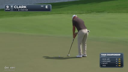 Wyndham Clark | Round 1 | 9th hole | Shot 3 | 2026 TOUR Championship