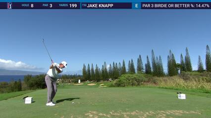 Jake Knapp | Round 2 | 8th hole | Shot 1 | 2025 The Sentry