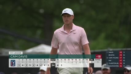 Cam Davis | 2024 Rocket Mortgage | Round 4 | 11th hole | Shot 3