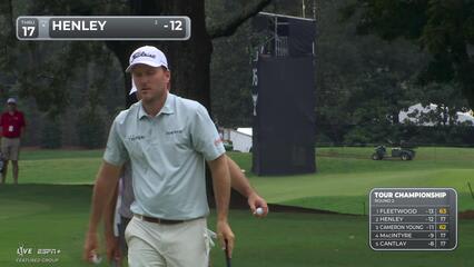 Russell Henley | Round 2 | 17th hole | Shot 3 | 2025 TOUR Championship