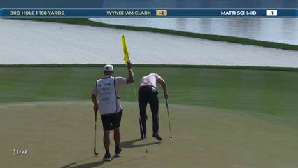 Wyndham Clark | Round 4 | 3rd hole | Shot 4 | 2026 THE PLAYERS