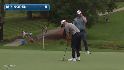 Alex Noren | Round 1 | 18th hole | Shot 4 | 2025 Wyndham