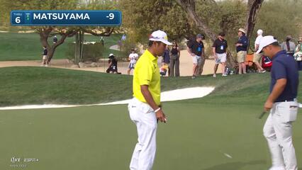 Hideki Matsuyama | Round 4 | 6th hole | Shot 4 | 2025 WM Phoenix Open