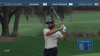 Cameron Young | Round 2 | 1st hole | Shot 2 | 2026 THE PLAYERS