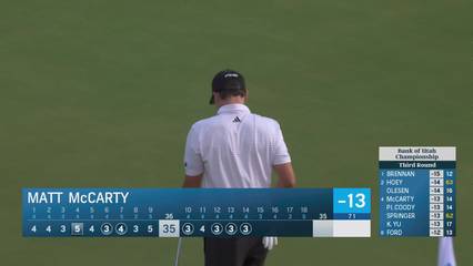 Matt McCarty | Round 3 | 14th hole | Shot 3 | 2025 Bank of Utah