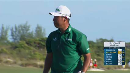 Hideki Matsuyama | Round 2 | 18th hole | Shot 4 | 2025 Hero World Challenge
