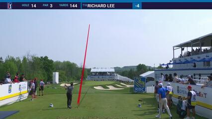 Richard T. Lee | Round 2 | 14th hole | Shot 1 | 2025 RBC Canadian