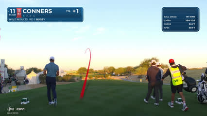 Corey Conners | Round 2 | 11th hole | Shot 1 | 2026 WM Phoenix Open