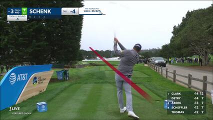 Adam Schenk | 2024 AT&T Pebble Beach | Round 3 | 3rd hole | Shot 1