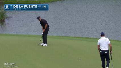 Santiago De la Fuente | Round 2 | 9th hole | Shot 4 | 2025 Mexico Open