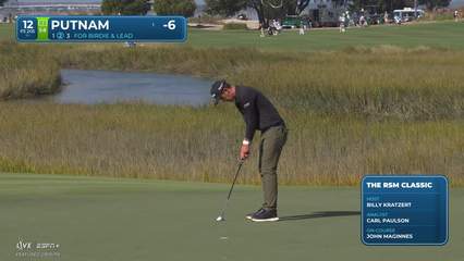 Andrew Putnam | Round 1 | 12th hole | Shot 2 | 2025 The RSM Classic