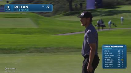 Kristoffer Reitan | Round 4 | 8th hole | Shot 3 | 2026 Farmers