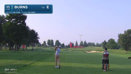 Sam Burns | Round 2 | 11th hole | Shot 2 | 2025 3M Open