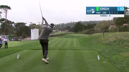 Vijay Singh | Round 3 | 15th hole | Shot 1 | 2025 Pure Insurance