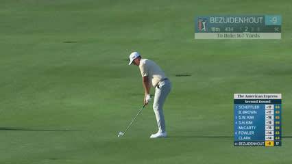 Christiaan Bezuidenhout | Round 2 | 18th hole | Shot 2 | 2026 The American Express