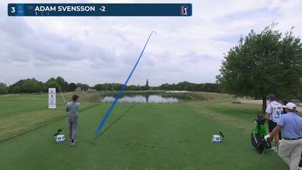 Adam Svensson | Round 1 | 3rd hole | Shot 1 | 2026 Valero