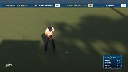 Chandler Phillips | Round 2 | 5th hole | Shot 4 | 2025 THE PLAYERS