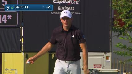 Jordan Spieth | Round 1 | 16th hole | Shot 3 | 2025 Wyndham