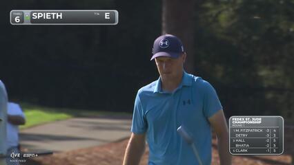 Jordan Spieth | Round 1 | 6th hole | Shot 3 | 2025 FedEx St. Jude