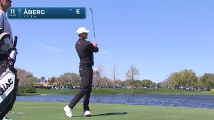 Ludvig Åberg | Round 1 | 11th hole | Shot 2 | 2025 Arnold Palmer