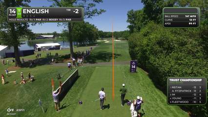 Harris English | Round 4 | 14th hole | Shot 1 | 2026 Truist Championship