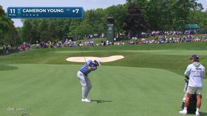 Cameron Young | Round 3 | 11th hole | Shot 3 | 2025 the Memorial
