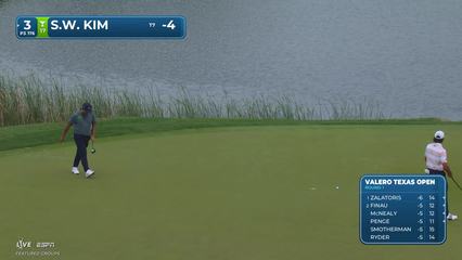 Si Woo Kim | Round 1 | 3rd hole | Shot 3 | 2026 Valero