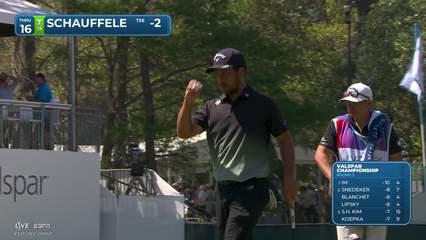 Xander Schauffele | Round 3 | 16th hole | Shot 4 | 2026 Valspar