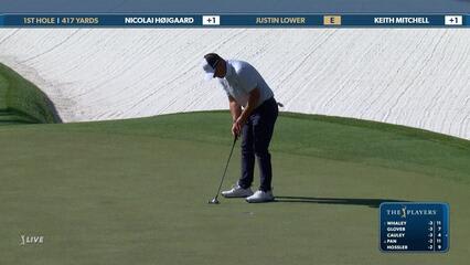 Justin Lower | Round 1 | 1st hole | Shot 4 | 2025 THE PLAYERS