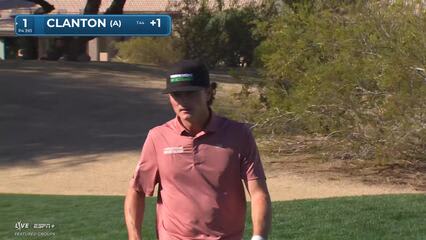 Luke Clanton | Round 1 | 1st hole | Shot 2 | 2025 WM Phoenix Open