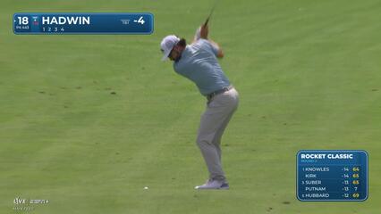 Adam Hadwin | Round 2 | 18th hole | Shot 2 | 2025 Rocket Classic