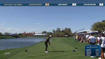 Austin Eckroat | Round 1 | 18th hole | Shot 1 | 2025 THE PLAYERS
